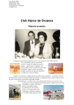 Club Hípico de Oropesa Historia ecuestre