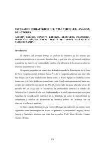 escenario estratégico del atlántico sur: análisis de actores