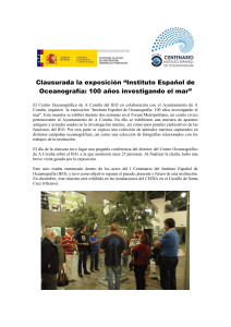 Clausurada la exposición “Instituto Español de Oceanografía: 100