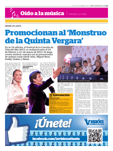 Promocionan al `Monstruo de la Quinta Vergara`