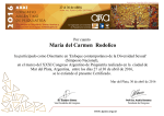 María del Carmen Rodolico - XXXI Congreso Argentino de