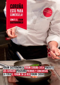 revista de Fórum Coruña - Presentación