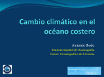 Cambio climático en el océano de Galicia