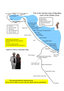 north of the Golden Zone. This is the Cerritos area of Mazatlan,