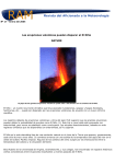 Las erupciones volcánicas pueden disparar al El Niño