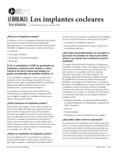 AIS: Los implantes cocleares
