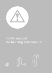 Safety manual for hearing instruments