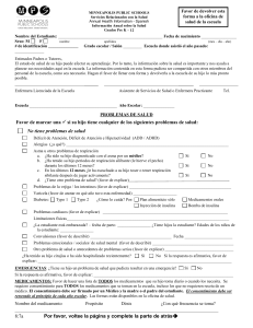 MINNEAPOLIS PUBLIC SCHOOLS - Health Services Information