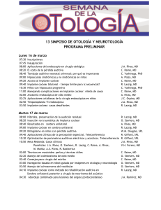 13 simposio de otología y neurotología programa preliminar