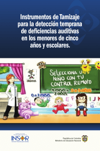 Instrumentos de Tamizaje para la detección temprana de