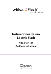 Instrucciones de uso La serie Flash