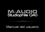 Manual del usuario de Studiophile Q40