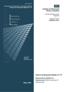 Dispositivos BAHA en hipoacusia/ BAHA devices in hypoacusia