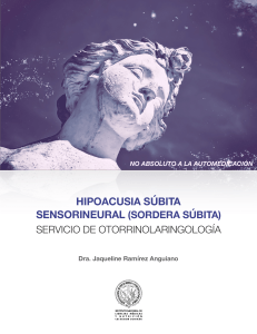 hipoacusia súbita - Educación para la Salud