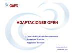 adaptaciones open - Acúfenos