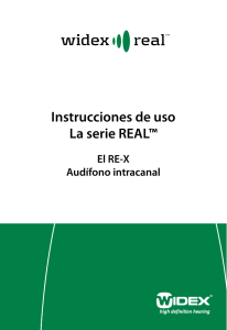 Instrucciones de uso La serie REAL™