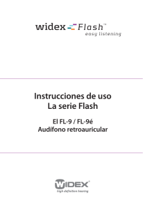 Instrucciones de uso La serie Flash