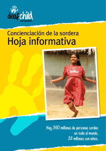 Hoja informativa - Deaf Child Worldwide