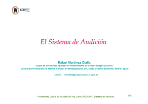 Sistema de Audición - Universidad Politécnica de Madrid