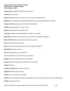 Spanish FOSS Sound and Light Module Science