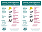 Equipo de protección personal Personal Protective Equipment