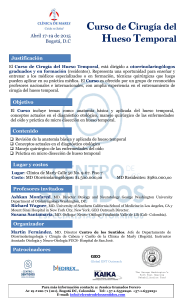 Curso de Cirugía del Hueso Temporal