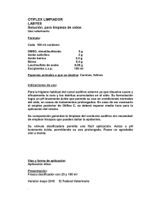 OTIFLEX LIMPIADOR LABYES Solución, para limpieza de oídos