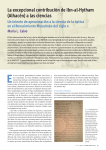 (Alhacén) a las ciencias - Revista Española de Física