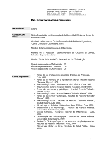 Dra. Rosa Sonia Veras Gamisans
