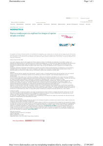 Nueva condena por no explicar los riesgos al operar miopía con