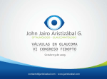 Válvulas en glaucoma - Dr. John Jairo Aristizábal Gómez Oftalmólogo