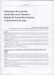 Variaciones de la presión intraocular antes, durante y después de la