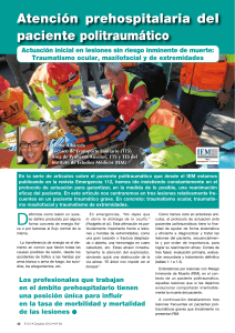 Atenci&oacute;n prehospitalaria del paciente politraum&aacute;tico