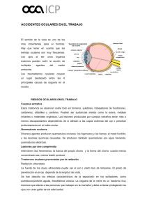 ACCIDENTES OCULARES EN EL TRABAJO