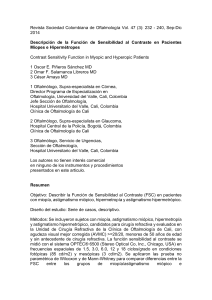 Revista Sociedad Colombiana de Oftalmología Vol. 47 (3): 232