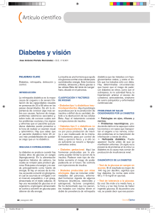 Diabetes y visión