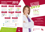 Calendario Cursos 2015 IFC - Mundo farmacéutico