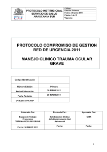 protocolo trauma ocular grave