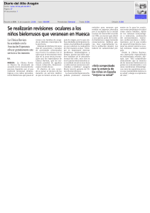 Se realizarán revisiones oculares a los niños