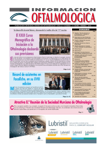 El XXIX Curso Monográfico de Iniciación a la Oftalmología desbordó