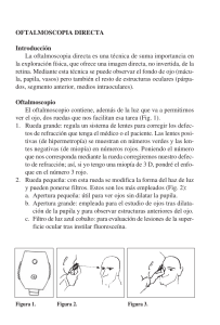 OFTALMOSCOPIA DIRECTA Introducción La oftalmoscopia directa