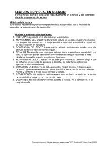Como leer en silencio individual