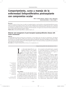 Comportam ento, curso y manejo de la enfermedad l nfoprol ferat va