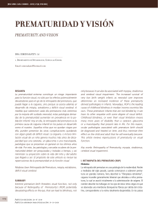 prematuridad y visión