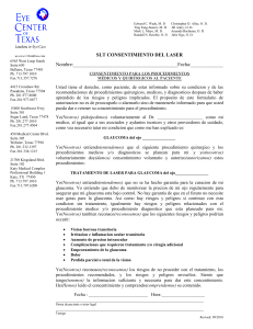 SLT CONSENTIMIENTO DEL LASER Nombre: :______