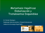 Metastasis Hepáticas Embolización y Tratamientos Disponibles