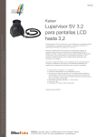 Lupa/visor SV 3.2 para pantallas LCD hasta 3,2
