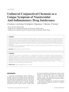 Unilateral Conjunctival Chemosis as a Unique Symptom of