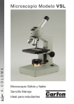 Microscopio Modelo VSL