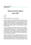 Boletín Concilium Legionis Marzo 2007